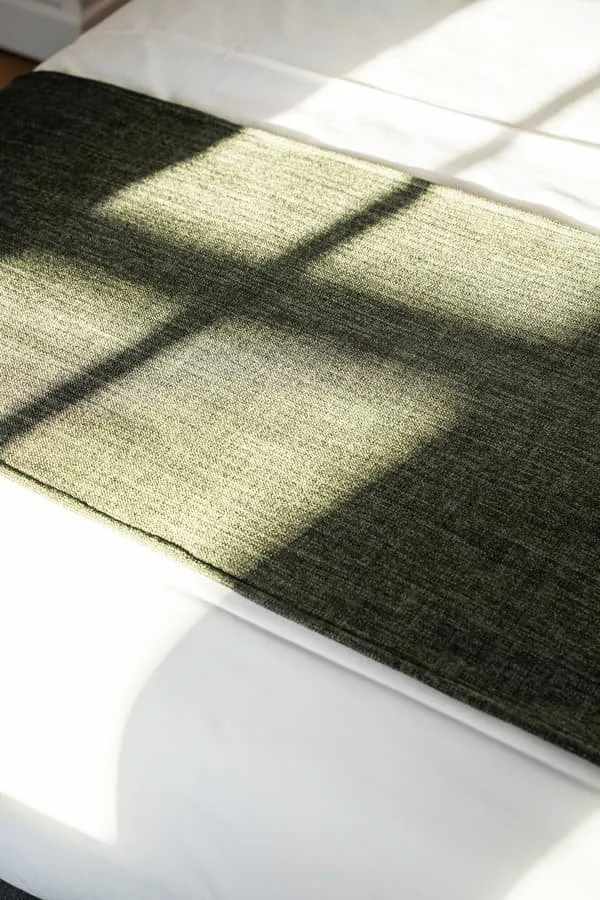A bed runner, detail