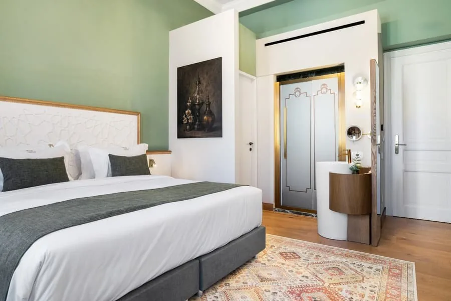The suite from the door