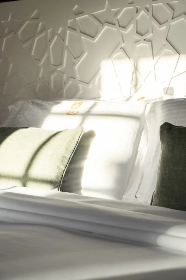 Pillows in the sunlight