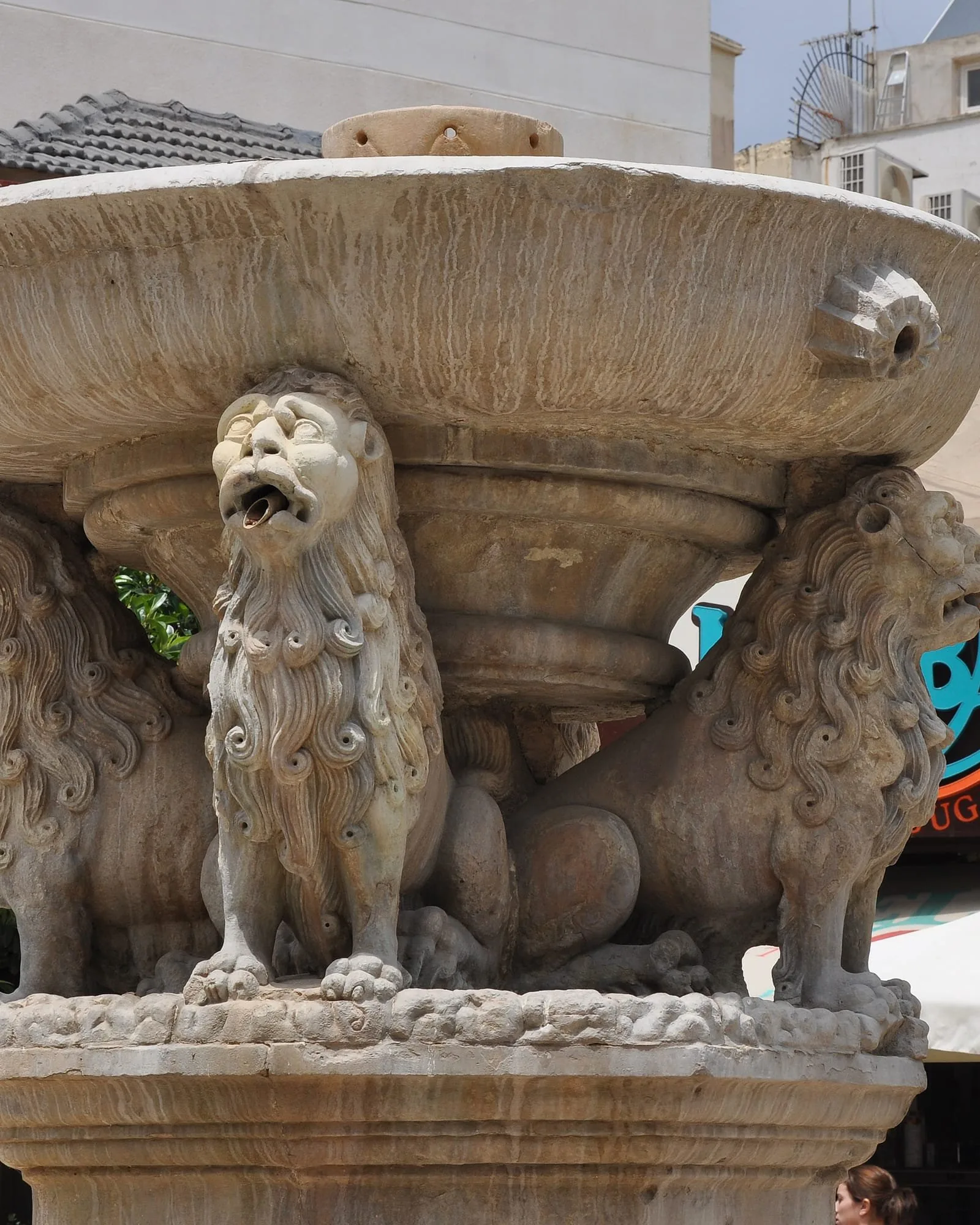 The Morosini Fountain in Lions Square